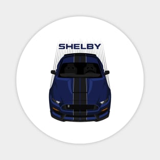 Ford Mustang Shelby GT350 2015 - 2020 - Kona Blue - Black Stripes Magnet